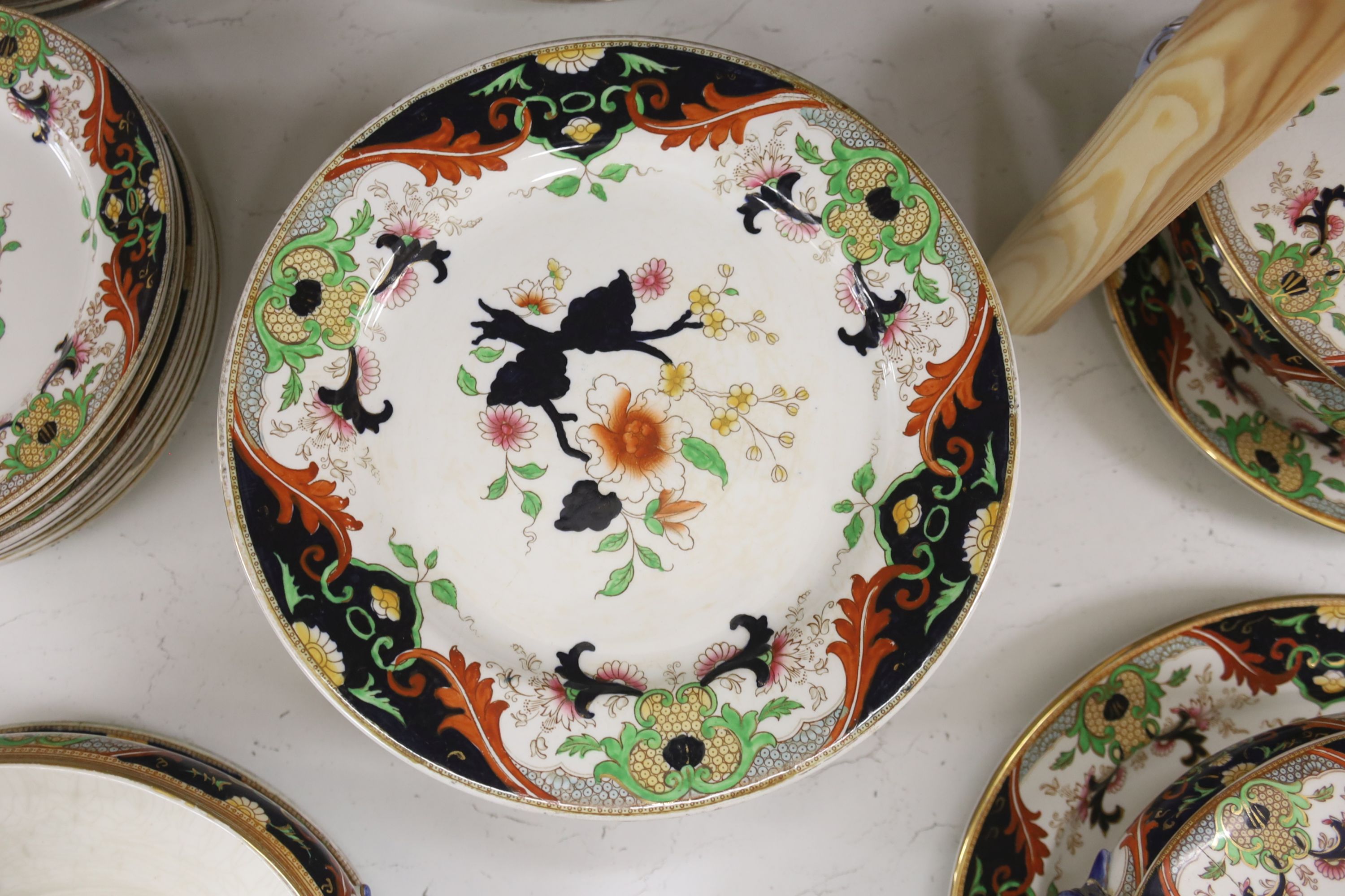 A Royal Doulton 'Matsumai' pattern part dinner service